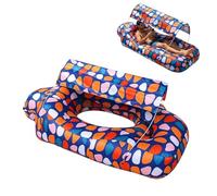 Air Lounge Chair, Outdoor Inflatable Sofa Kit, Inflation with Quick Seal Air Lock System, Durable Waterproof Fabric Relaxation Set, Modern Leisure Style Design, Vacation Use for Seaside Resting