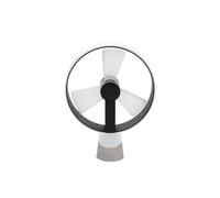 Air&Me Ventilateur AIRAIN Blanc - Design élégant très pur, ultra silencieux, variateur de vitesses en facade, compact et puissant.