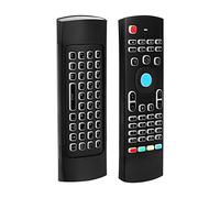 Air Mouse pour Android TV Box, mini clavier sans Air souris télécommande avec rétroéclairage RVB MX3 Pro IR Learning
