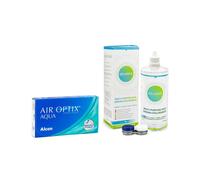 Air Optix Aqua (6 lentilles) + Solunate Multi-Purpose 400 ml avec étui