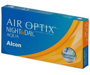 Air Optix Night and Day Aqua (6 lentilles) Puissance: 0.00, BC: 8.60 0.00