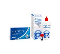 Air Optix Plus Hydraglyde (6 lentilles) + Oxynate Peroxide 380 ml avec étui