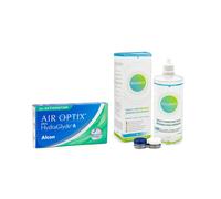 Air Optix Plus Hydraglyde for Astigmatism (3 lentilles) + Solunate Multi-Purpose 400 ml avec étui