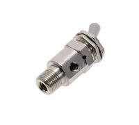 Air Pneumatic Mechanical Valve TAC-3V Exhaust Valve 2 Position 2 Way ON/OFF M5 Thread Toggles Switch Valves with Fiitting NWPNLXEA(No Fittings)