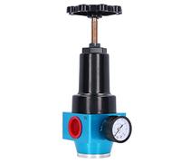 Air Pressure Regulator, Pneumatic Pressure Reducing Valve with Gauge, Adjustable 0.05-3.5MPa Control Valve for Air Systems, Aluminum Alloy Body, Compact Design (QTÉH-20)