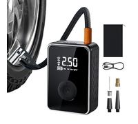 Air Pump for Car Tires | Digital Display Cordless Inflator with Light - Adaptable Rechargeable Electric Air Pump with Clear Auto Shut-Off,for Automotive Motorcycle Vehicle Truck SUV