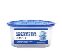 Air Purification Box, Automatic Portable Dust Collector, No-Noise Filtration with Freshener Function, Compact Home Office Car Accessory, Indoor Cleaner for Bedrooms Pet Areas New House