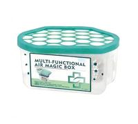 Air Purification Box - Scented Indoor Freshener | 13x10x7cm Automatic Dust Sucking with Deodorizer Material, Compact Odor Control for Home Bathroom Closet Car Bedroom Kitchen Pet Area