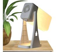 Air Purifiers For Bedroom - Filter Cleaner With Night Light | Deodorizing Machine, 3-Speed Desktop Fan For Reducing Pet Odors, Dust, And At Home Office