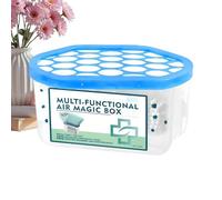 Air Purifying Dust Collector, Self-Cleaning Indoor Freshener Device, Automatic Odor-Removing Box for Home, Bathroom, Closet, Car, Pet Area, Bedroom, Kitchen, Long-Lasting Air Cleaning Solution