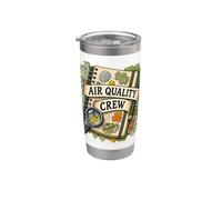 AIR QUALITY CREW Observation des lichens Gobelet isotherme en acier inoxydable double paroi