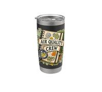 AIR QUALITY CREW Observation des lichens Gobelet isotherme en acier inoxydable double paroi