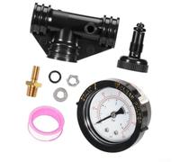 Air Release Valve Kit for pour pentair pour triton II TR40-TR140 Brass Air Relief Valve Kit with Gauge for Sand Filter Pool Filter Repair Kit for pour pentair pour triton II Models 8-Piece Air Release