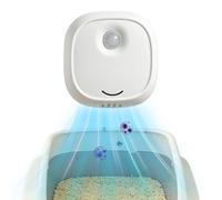 Air Smart Spray Désodorisant pour litière pour chat, 2 modes d'éclairage LED, autonomie de la batterie de 14 jours, désodorisant pour tous les types de litière pour chat, purificateur d'air efficace