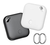 Air Smart Tag Traceur, Localisateurs de Clés Fonctionne avec Apple Find My(Uniquement iOS), 100dB Bip, Suivi Mondial, Batterie Remplaçable, Tracker pour Clés/Valise/Bagages et Plus, 2 Pièces