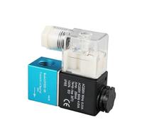 Air Solenoid Valves 2V025-08 2 Position 2 Port 1/4" Normally Closed Pneumatic Solenoid Valve 12V 24V 110V 220V Volt(DC24V)