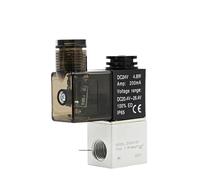Air Solenoid Valves 2V025-08 2 Position 2 Port 1/4" Or 1/8" Normally Closed Valve Pneumatic Solenoid Valve DC 12V 24V 110V 220V(2v025-08 w 2pcs 1202,AC110V)