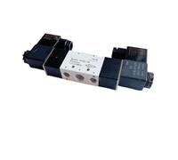 Air Solenoid Valves 4V220-08 2 Position 5 Port 1/4" Pneumatic Control Valve(Transparent,AC220V)