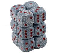 Air Speckled 6 Sided 16mm Dice Block (12-Dice)