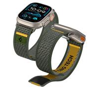 Air Spigen Athlex con u pour la bande Apple Watch Compatible avec Ultra 2/1 49mm Series 10 46mm 9/8/7 45mm SE2 / SE / 6/5/4 44mm 3/2/1 42mm - Gre