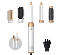 Air Styler 5 In 1 Magic Styler Avec 1000W Seche Cheveux, Auto Boucleur a Air, Brosse Soufflante Lissante, pour Sécher, Boucler, Lisser