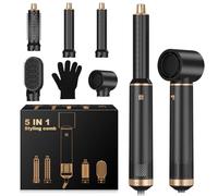 Air Styler 5 In 1 Magic Styler Hair Styler Avec 1000W Seche Cheveux, Brosse Soufflante, Brushing Brosse Soufflante, Auto Boucleur a Air, pour Sécher, Boucler, Lisser