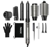 Air Styler 6 en 1, 110 000 tr/min, Seche Cheveux à Séchage Rapide, Boucleur Automatique, Brosse Soufflante, Brosse Lissante, Sans Dommages Thermiques, Soin Ionique, Salon Professionnel à Domicile