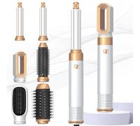 Air Styler 6 In 1 Magic Styler Avec 1000W Hair Styler Seche Cheveux, Brosse Soufflante, Brushing Brosse Soufflante, Auto Boucleur a Air, Brosse Soufflante Lissante, pour Sécher, Boucler, Lisser