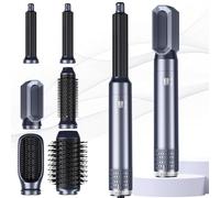 Air Styler 6 In 1 Magic Styler Avec 1000W Seche Cheveux, Brosse Soufflante, Brushing Brosse Soufflante, Auto Boucleur a Air, Brosse Soufflante Lissante, pour Sécher, Boucler, Lisser