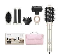 Air Styler 7 en 1, MaxAIR 2.0 Multi-styler, Fer à friser, Diffuseur | Sèche-cheveux 110,000 tr/min, embout finition lissante, Brosse Soufflante et lissante, édition cadeau, Champagne Argent