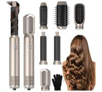 air styler, Brosse Soufflante Hair Styler Avec 6 Accessoires, Seche Cheveux, Fer a Boucler, Brosse Soufflante, Brosse Lissante Pour Cheveux, Pour Sécher, Lisser, Set de coiffure