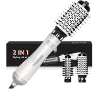Air Styler - Brosse Soufflante Rotative 2 en 1 brosse seche cheveux brushing - 2 Accessoires - 2 Températures & C BROSSE SOUFFLANTE