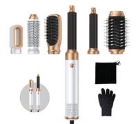Air Styler Pro Airbrush 6 en 1 Magic Hair Styler avec 1000W Seche Cheveux, Brosse Soufflante, Brosse Seche Cheveux, Brushing Brosse Soufflante, air Boucleur, Brosse Brushing Soufflante