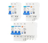 Air Switch Small Air Circuit Breaker, Disjoncteur de protection contre les fuites et les chocs électriques 2P/3P à ampérages multiples(2p,10A)