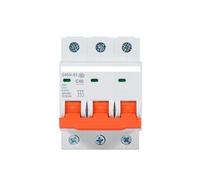 Air Switch Small Air Circuit Breaker, Mini-disjoncteur domestique 1P, 2P, 3P, 4P, protection contre les surcharges et les courts-circuits 10 A-63 A(3p,10A)