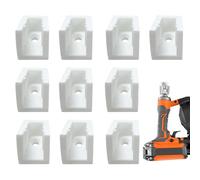 Air Tool Holder Rack - 10 Piece Organizer for Pneumatic Equipment | Steel Wall Mount with Adjustable Hooks, Space Optimizing Storage, Workshop Garage Car Repair Station Tool Hanging Solution