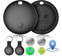 Air Traceur Android iOS, 2 Pièce Smart Tracker Tag Localisateur D’Objets avec l'application Google Find Hub/iOS Find My, Bluetooth Tracker pour clés, Portefeuille, vélo et Valise