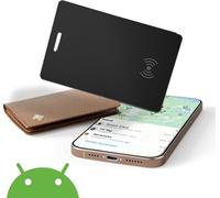 Air Traceur Android,Ultra-Mince Wallet Traceur Card Smart Tracker Tag Android Fonctionne avec l’app Google Localiser Localisateur D’Objets Bluetooth pour Portefeuille,Valises, Bagages (Noir)