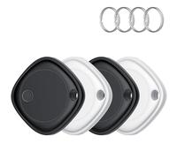 Air Traceur Tag Localisateur D’Objets Bluetooth Lot de 4, Fonctionne avec l’app Localiser Apple (Uniquement iOS), Batterie Remplaçable, IP67 Imperméable, Our Valises/Portefeuilles/Clés/Sacs/Bagages