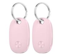 Air Traceur Tag Lot de 2, Bluetooth Tracker Fonctionne avec Apple Find My (iOS Uniquement), Batterie remplaçable, IP67 Étanchéité Localisateurs D’Objets pour Valises/Portefeuilles/Clés[weTag Pro]