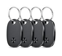 Air Traceur Tag Lot de 4, Bluetooth Tracker Fonctionne avec Apple Find My (iOS Uniquement), Batterie remplaçable, IP67 Étanchéité Localisateurs D’Objets pour Valises/Portefeuilles/Clés[weTag Pro]