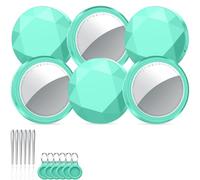Air Traceur Tag Lot de 6, Localisateurs D’Objets Bluetooth Fonctionne avec Apple Localiser (iOS Uniquement), Air Localisateurs Tags pour Valises