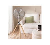 AIR TRIPOD RETRO - Ventilateur Sur Pied 50W Chromé