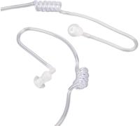 Air Tube Earbuds,Universal 3.5mm Intraauricular Bilateral Air Tube Earbuds,Anti-Radiation Earbuds with Noise Cancelling and Quality Sound (Pink)