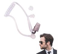 Air Tube Headphones,Écouteur Air Tube,Remplacement du Tube Acoustique Clair,Tube Acoustique de Sécurité Oreillette,Bobines d'air Acoustiques de Rechange,Bodyguard Oreillette pour Micro Haut-Parleur