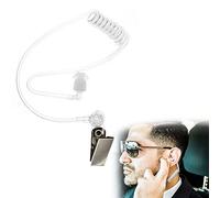 Air Tube Headphones, Écouteur Air Tube, Remplacement du Tube Acoustique Clair, Tube Acoustique de Sécurité Oreillette, Bobines d'air Acoustiques de Rechange, Transparent