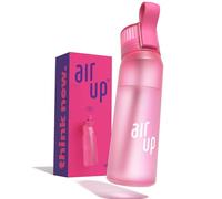 air up® Bouteille d'eau (625 ml) rose vif sans capsules, capsules aromatisées sans sucre et bouteilles d'eau avec paille, sans calories, sans édulcorants, bouteille d'eau aromatisée