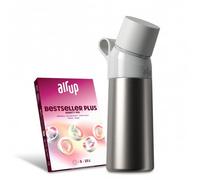 air up® Coffret découverte Gourde isotherme Twist Pro Steel avec 5 pods I Gourde 480 ml, garde l’eau fraîche 14h I Arômes sans sucre I Sans BPA I Couleur : moon silver