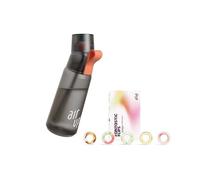 air up® Coffret découverte gourde Twist Pro avec 5 pods I Gourde 1 l I Arômes sans sucre I Passe au lave-vaisselle, sans BPA I Couleur : gris