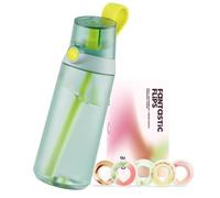 air up Gourde Click Green - Pack de démarrage avec 5 capsules de goût | Bouteille 600 ml sans sucre, passe au lave-vaisselle, sans BPA